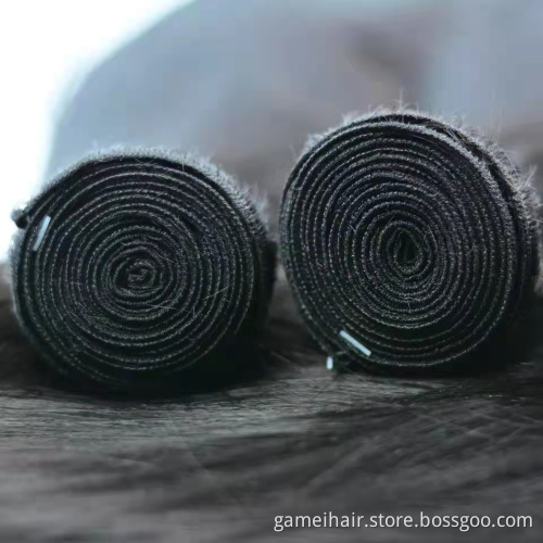 Wholesale Kinky Straight Hair bundles Cuticle Aligned Yaki Hair Bundles Virgin Brazilian Human Hair Bundles